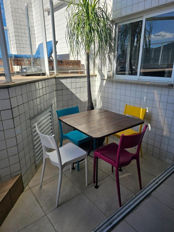 Cobertura Com Piscina E Churrasqueira Mongagua Spアパートメント エクステリア 写真